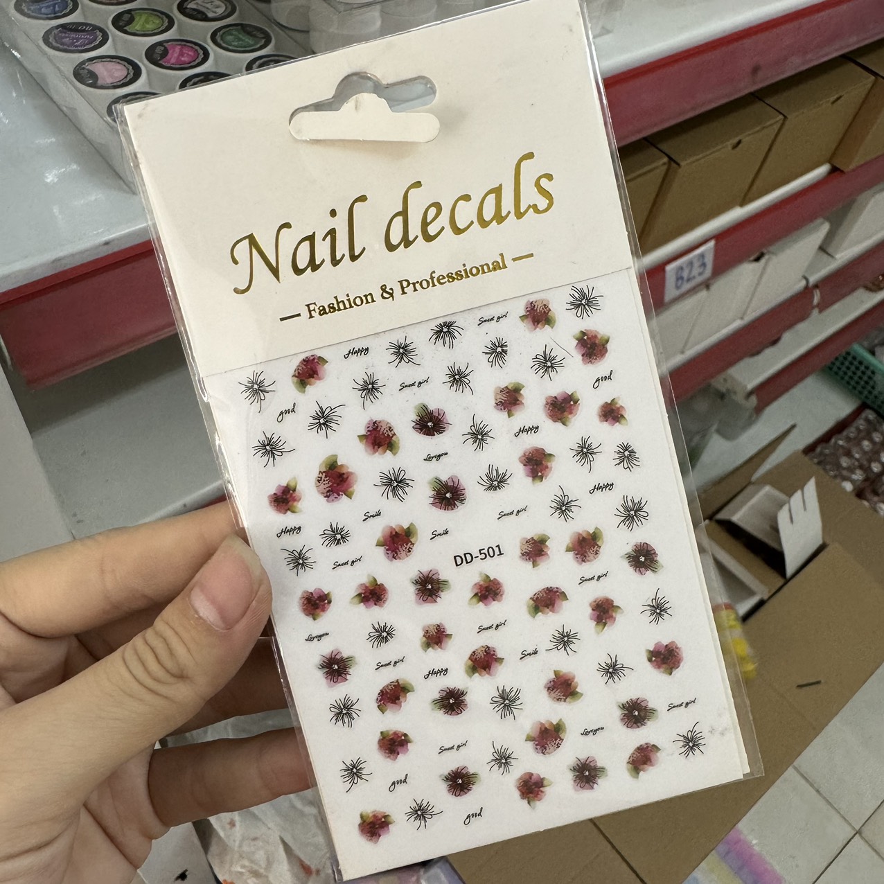 Sticker Dán Móng Tay Siêu Rẻ - Mini Nails