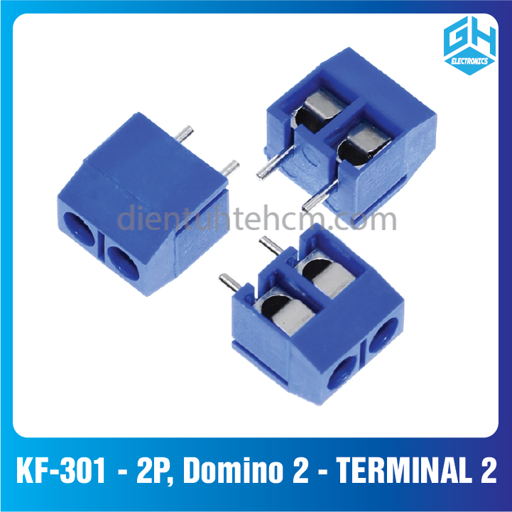 Đầu Nối KF-301 - 2P, Domino 2 - TERMINAL 2