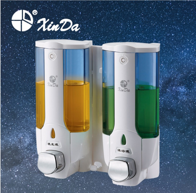 Bình đựng nước rửa tay xà phòng dầu gội sữa tắm nhấn 2 bình Xinda ZYQ138