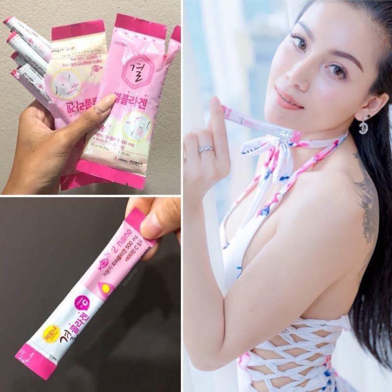 [FREESHIP KHUYẾN MẠI CHÍNH HÃNG] Bột Collagen Lemona Gyeol Nano ( 60 gói)