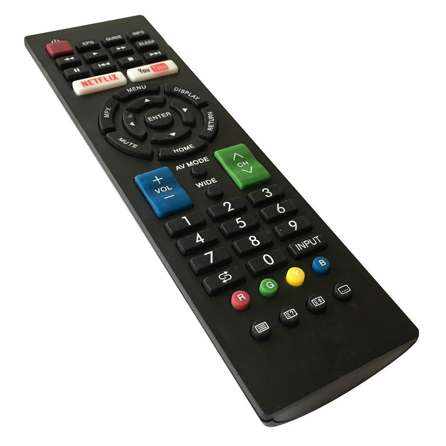 Remote điều khiển cho tv led, smart tv sharp rm-l1346 - hàng nhập khẩu
