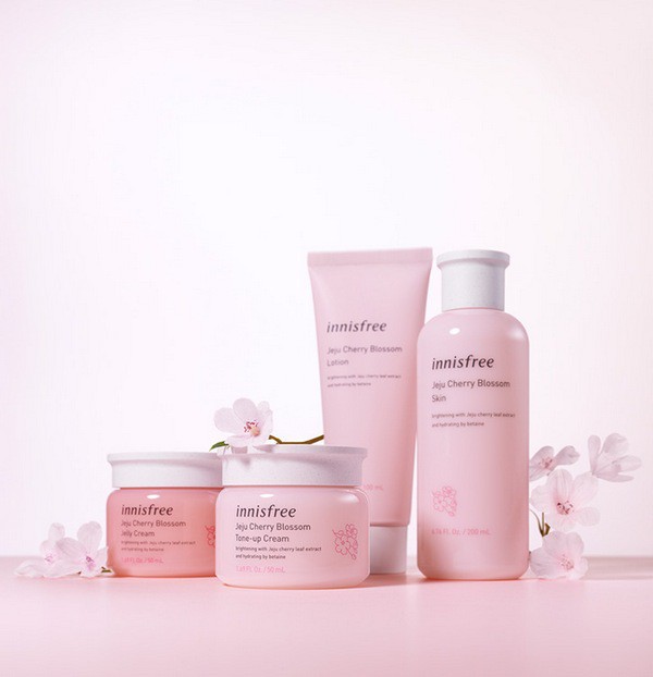 Bộ Dưỡng Da Innisfree Jeju Cherry Blossom