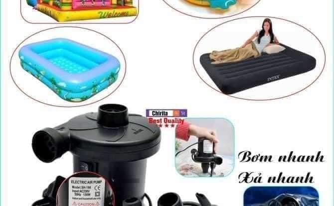 MÁY BƠM MINI (BƠM NỆM HƠI, HỒ BƠI, HÚT THỔI BỤI) - MAY BOM MINI (bOM NEM HOI, HO BOI,