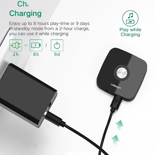 Bộ thu Bluetooth receiver adapter | Ugreen 4.1 - 30444