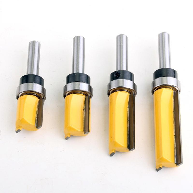 Bộ 4 mũi phay gỗ, đánh cạnh, cốt 8mm