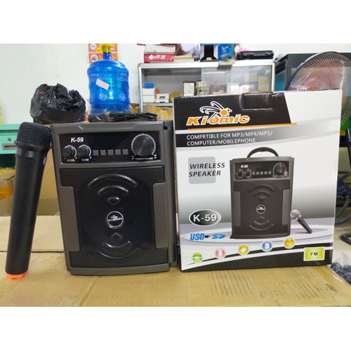 Loa kéo bluetooth Karaoke Kiomic K59