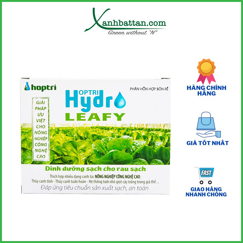 Dung Dịch Thủy Canh Rau Ăn Lá Hydro Leafy 2 Chai AB