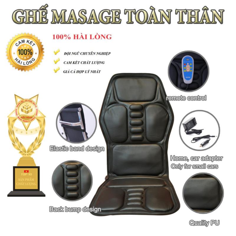 Nệm ( đệm) massage toàn thân, ghế massage toàn thân giảm căng thẳng và mệt mỏi, lưu thông khí huyết, giảm đau nhức cơ thể nhập khẩu