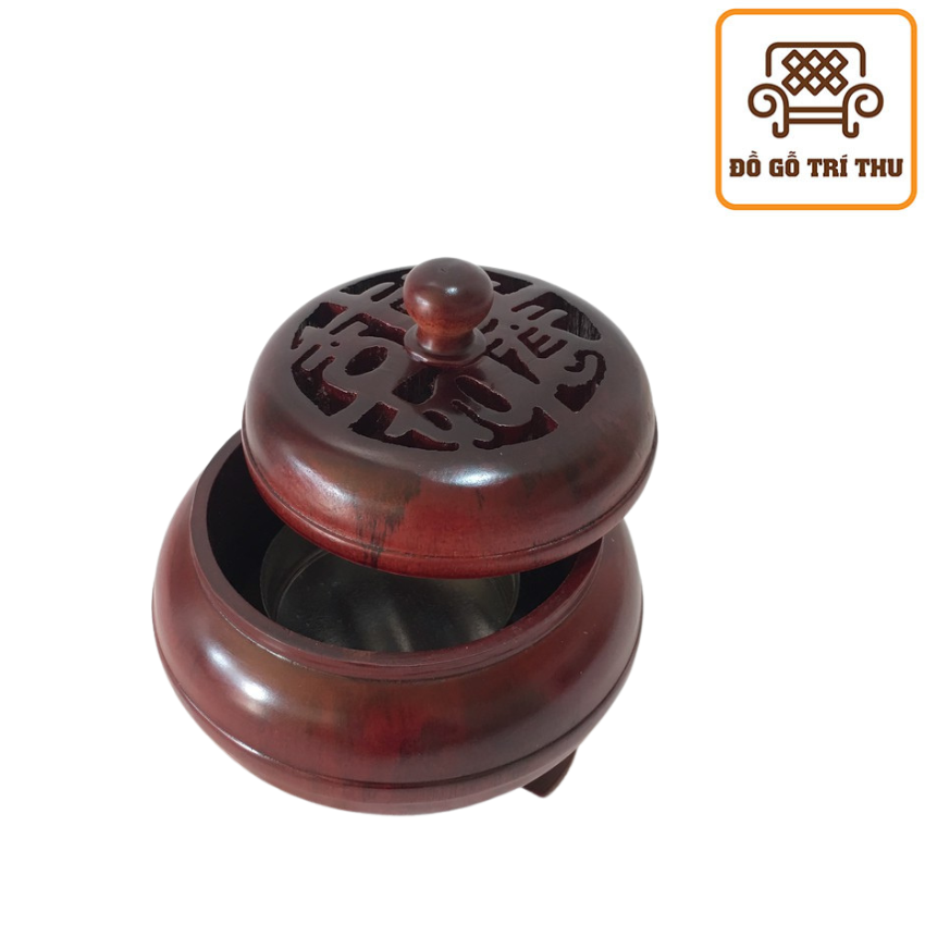 Lư gỗ Hương xông đốt trầm sang trọng
