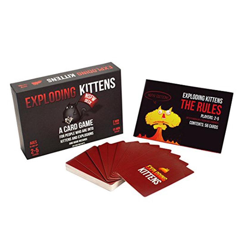 Combo Exploding Kitten - 02 Bộ Mèo Nổ Màu Đỏ Và Đen Cơ Bản - TOYSTORE