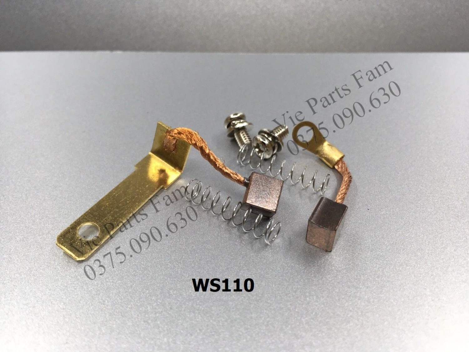 Bộ chổi than đề xe máy Honda Wave S110, Air Blade dùng chung