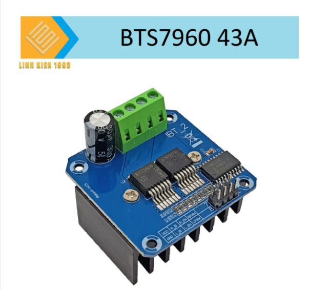 Mạch điểu khiển động cơ DC BTS7960 công suất 43a