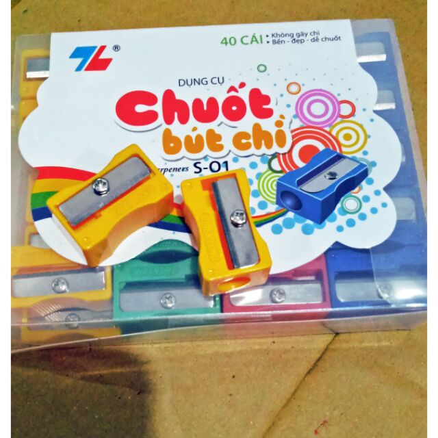 Combo 5 Cái Chuốt gọt bút chì mini Thiên Long S-01