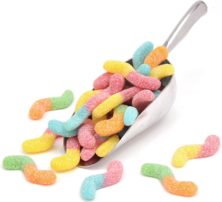 (2 loại) Kẹo Dẻo Con Sâu Trolli Wurrli 150gr