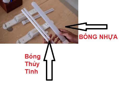 BỘ ĐÈN LED DOUBLE WING ĐIỆN QUANG 18Wx2 / Bóng nhựa / Bóng thủy tinh * Doublewing
