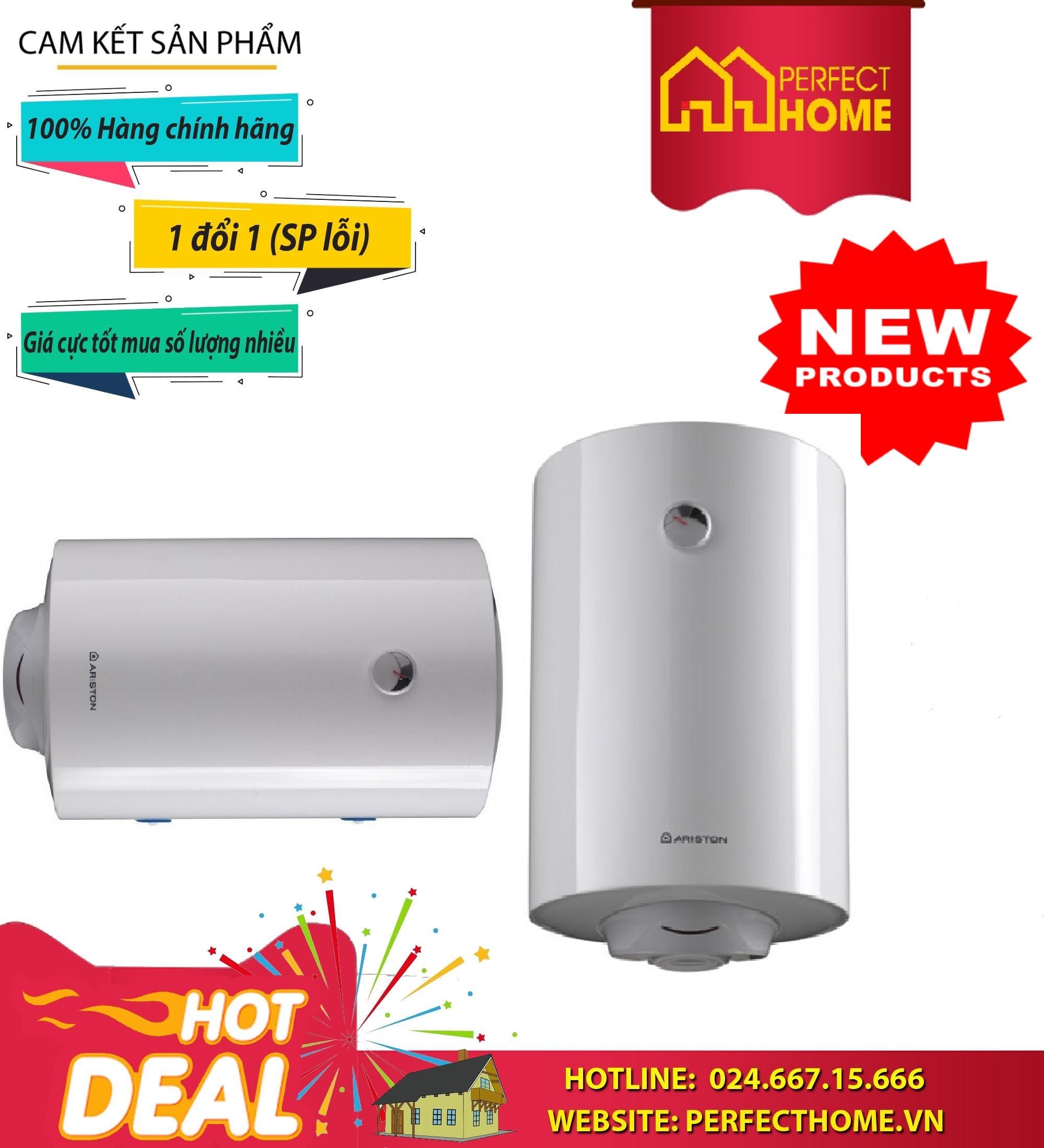Bình tắm Ariston Pro R100 (V+SH) 2,5 FE ( 100 lít)