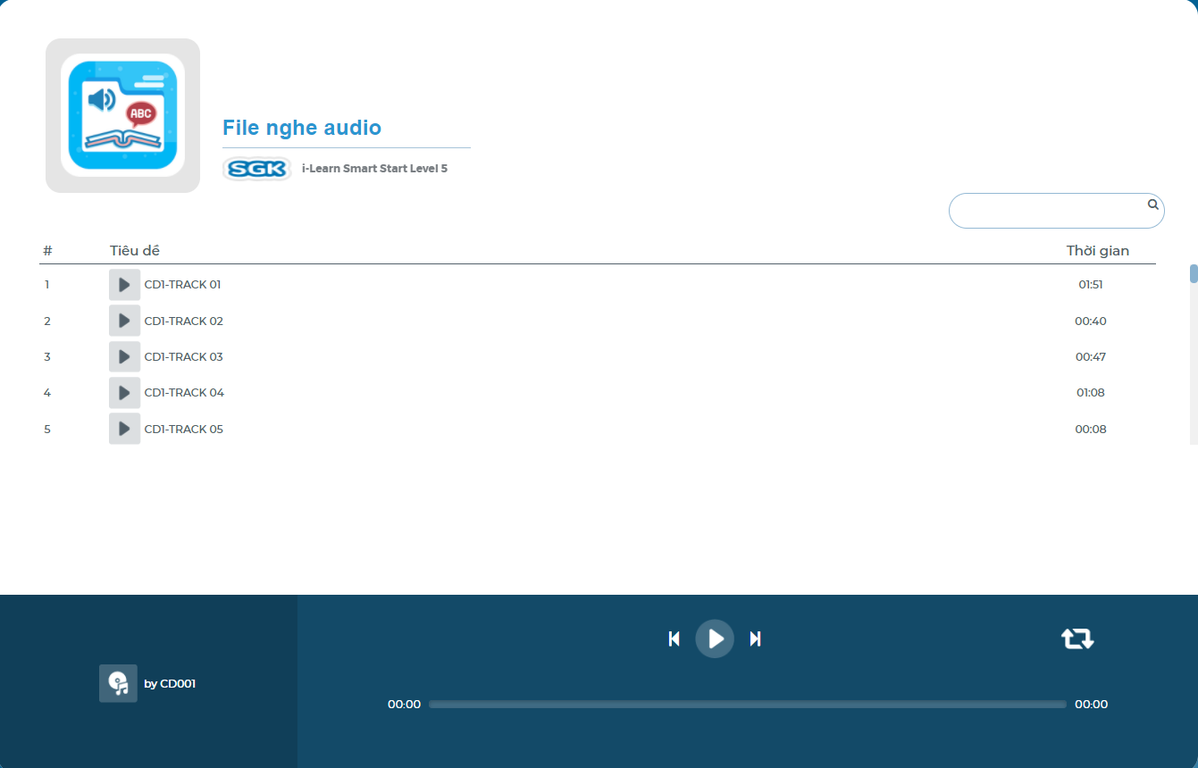 [E-BOOK] i-Learn Smart Start Level 5 File nghe Audio