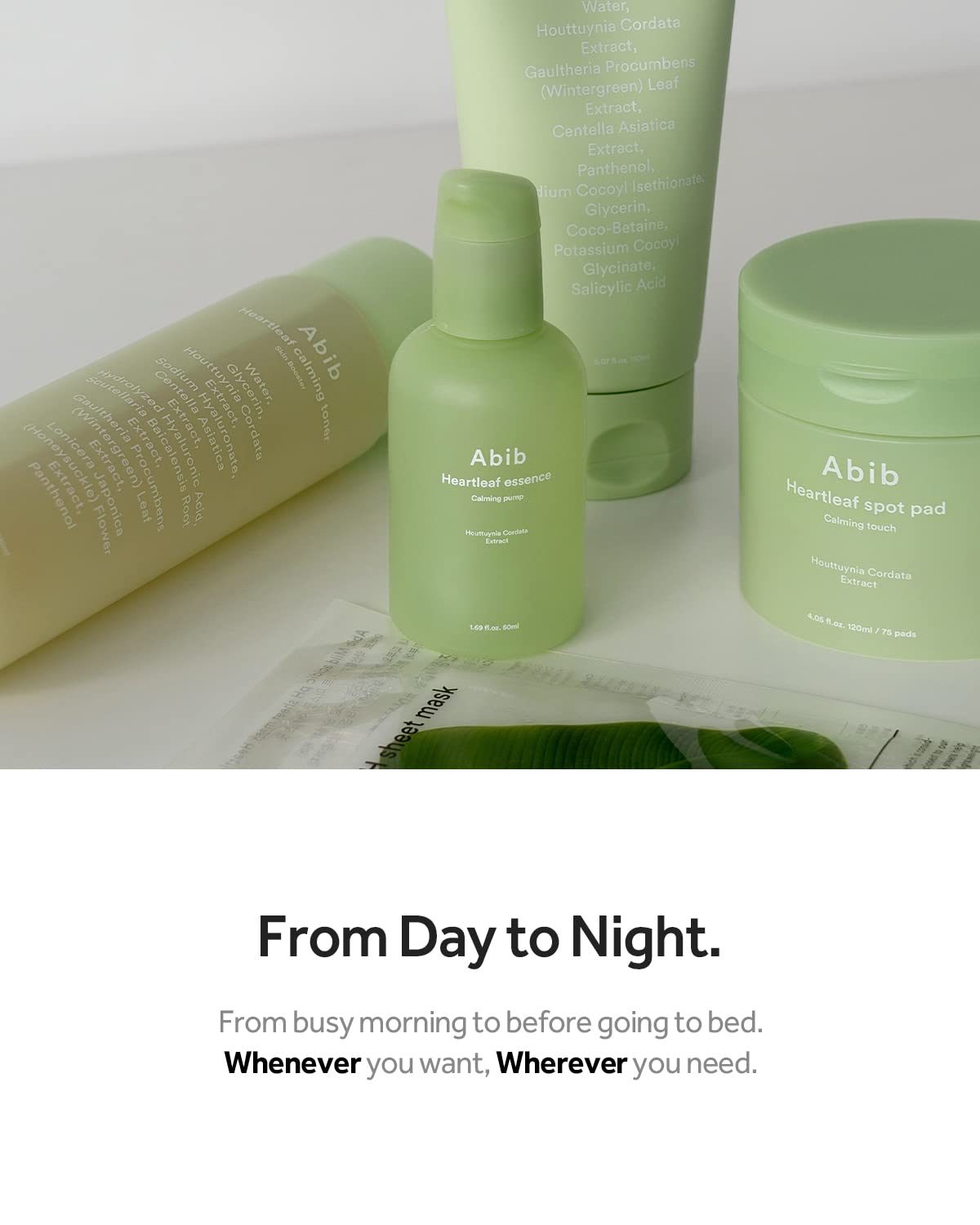 [READY TO SHIP] ABIB HEARTLEAF SPOT PAD CALMING TOUCH 80PADS/180PADS