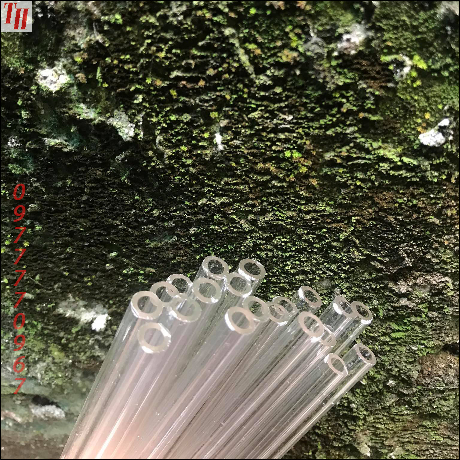 Ống thủy tinh trắng dài 40 cm