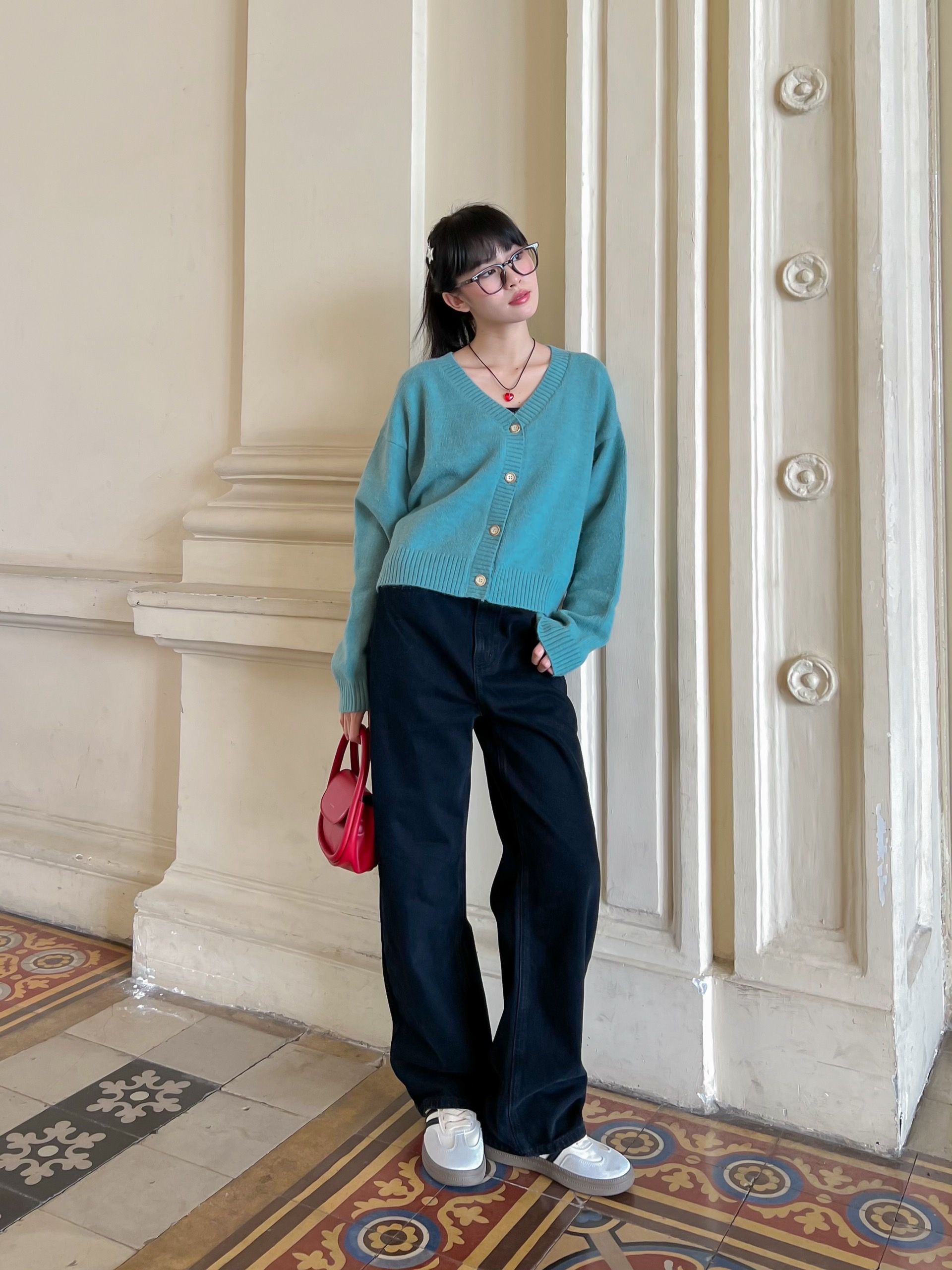 KIDO Quần jeans ống suông GAVIN JEANS