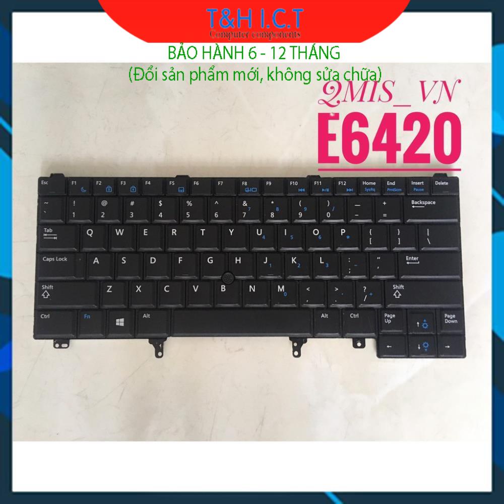 Bàn phím laptop Dell Latitude E5420 E5430 E6220 E6230 E6320 E6330 E6420 E6430 E6440 XT3 – E6420  - BH 6-12T
