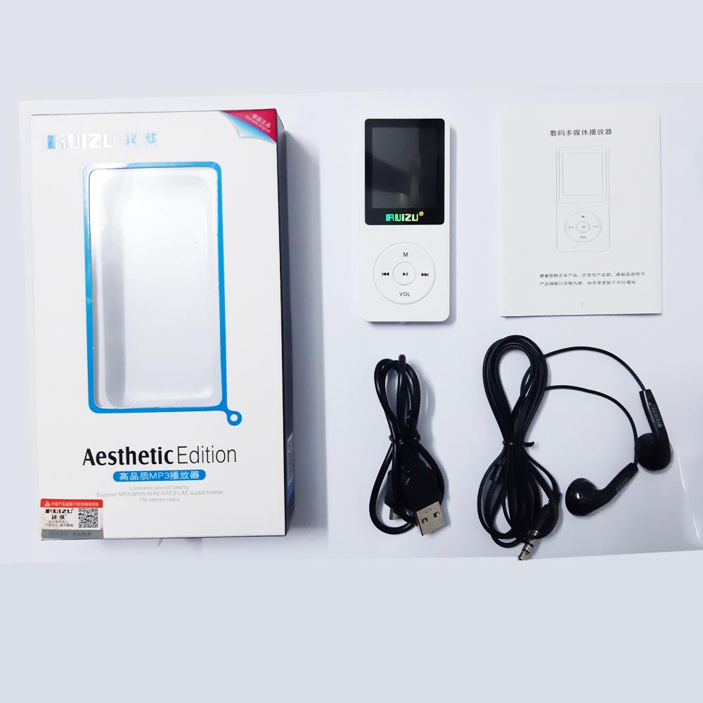 Máy nghe nhạc MP3 RUIZU X02 (Đen)