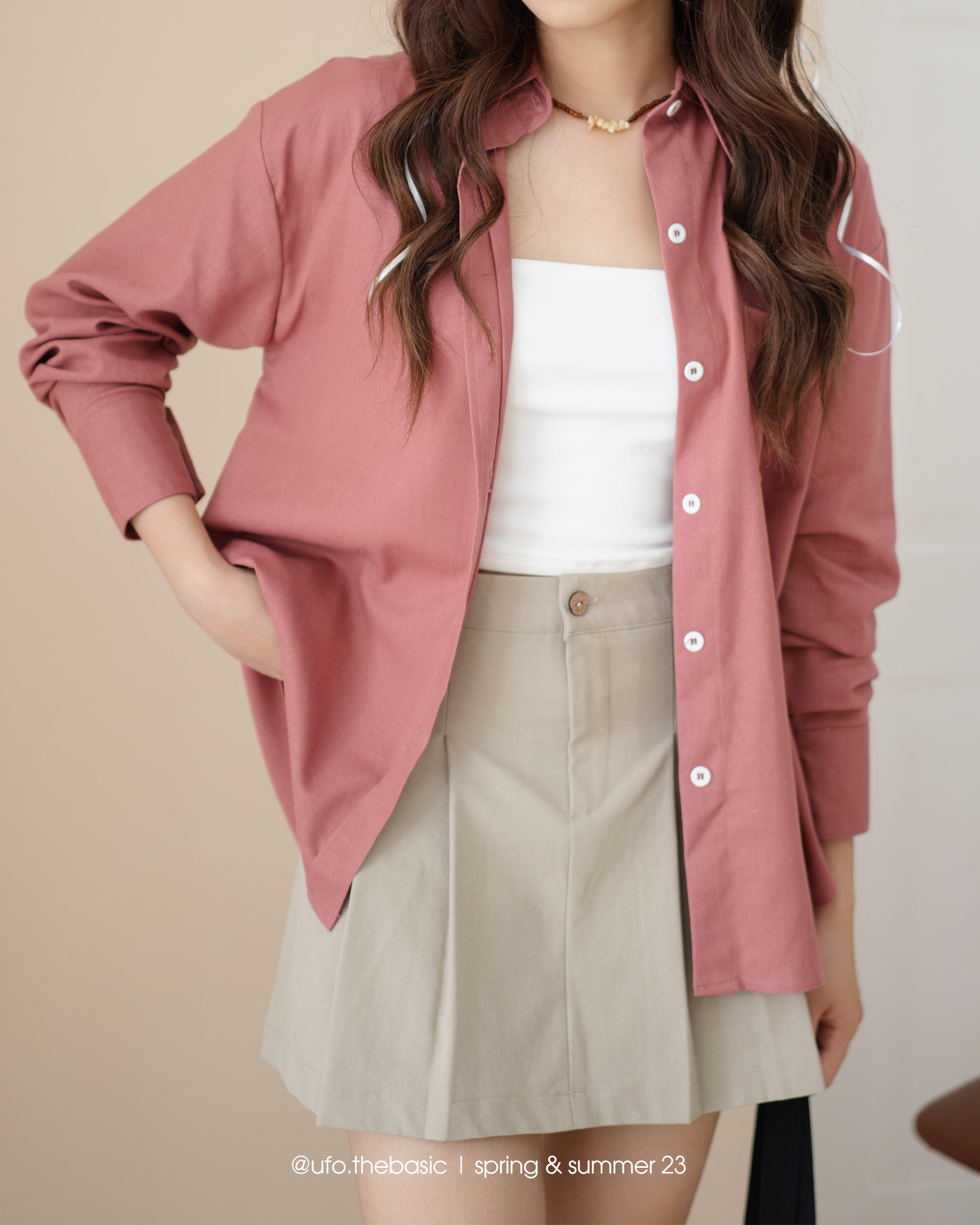 [Nhập LAZLOOK99 GIẢM 100K/500K] Áo sơ mi đũi linen Oxford Shirt - by ufo.thebasic