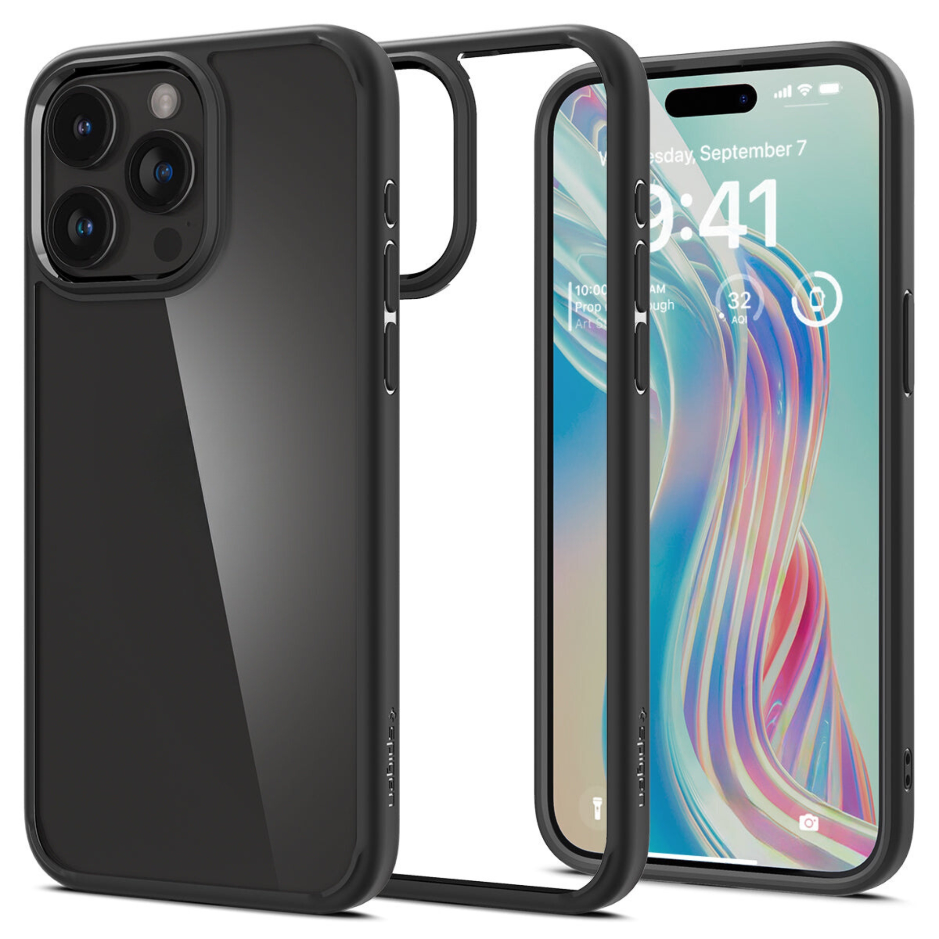 Ốp Lưng Case Spigen Dành Cho iPhone 15 Pro Max / iPhone 15 Pro / iPhone 15 Plus / iPhone 15, SPIGEN ULTRA HYBRID CRYSTAL - HÀNG CHÍNH HÃNG