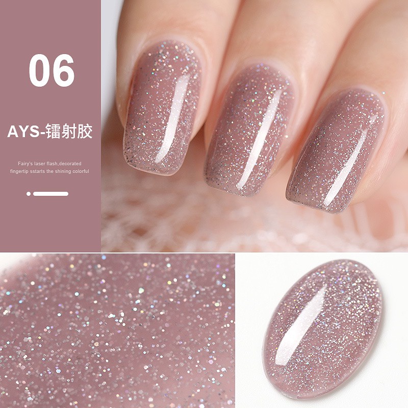 Sơn Gel AS mẫu mới chai đỏ mã AYS chính hãng sơn móng tay chai 15ml