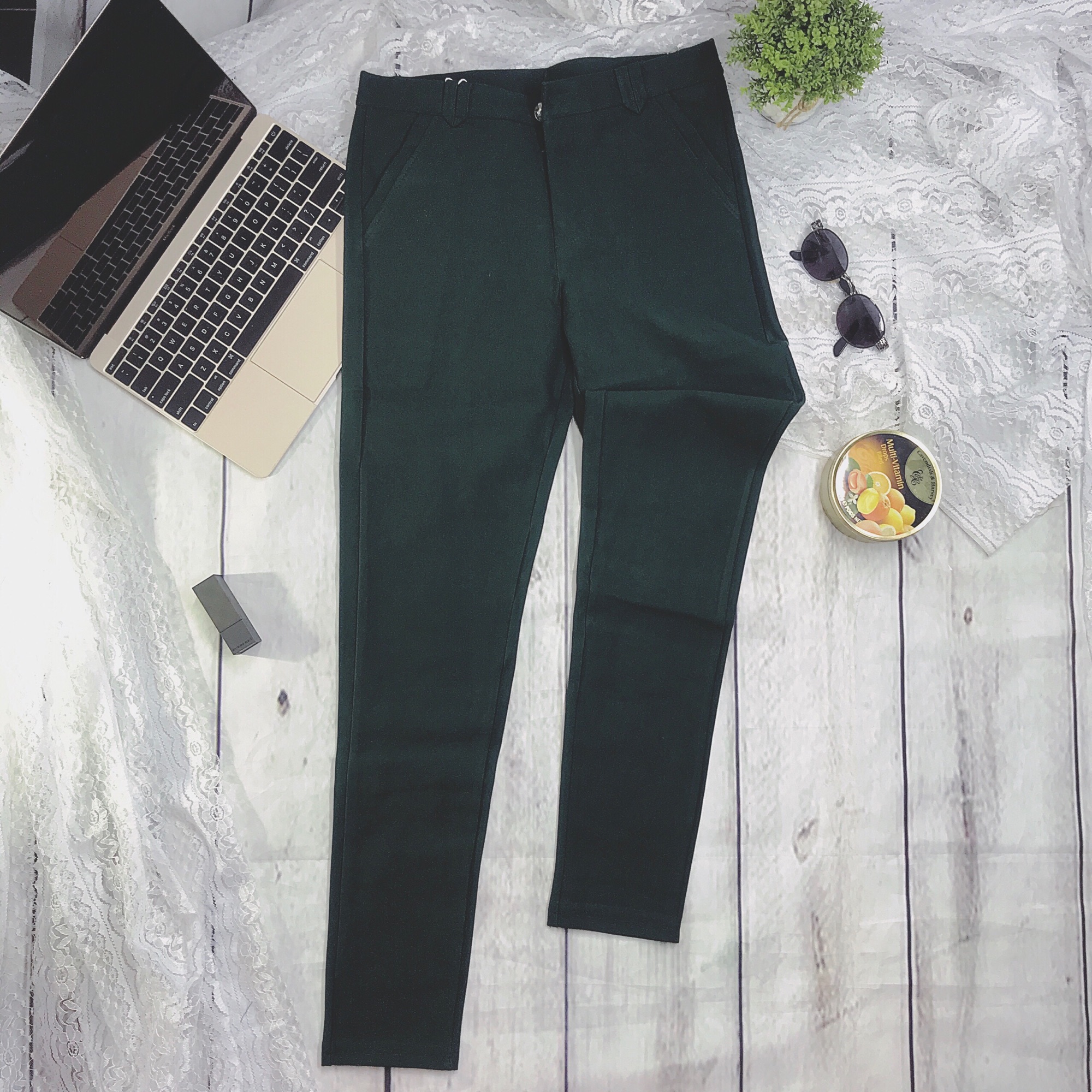 [HCM]Quần dây kéo cotton Hàn Quốc(size 40-65kg)
