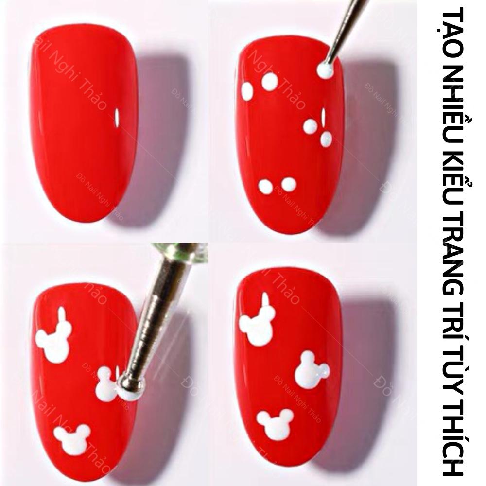 Bút chấm bi nail, bút vẽ móng Nghi Thảo