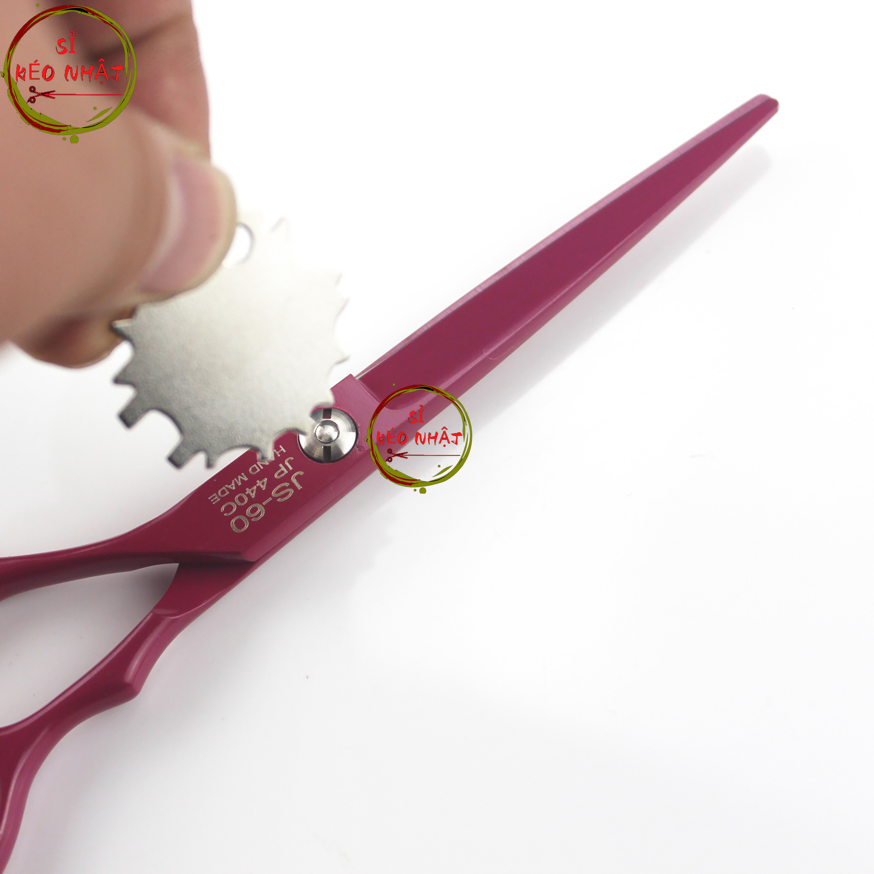 Dụng cụ chỉnh kéo cắt tóc tại nhà [Màu trắng chủng loại inox]