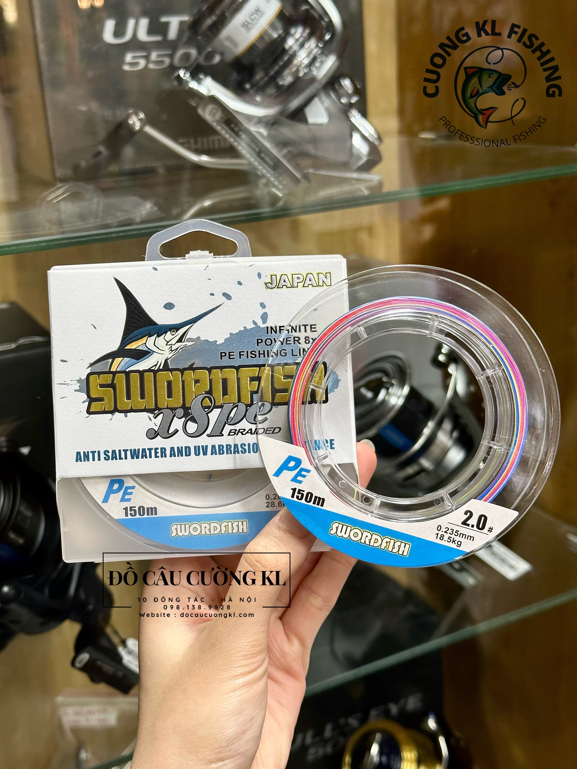 Dù cá kiếm PE X8 SWORDFISH JAPAN