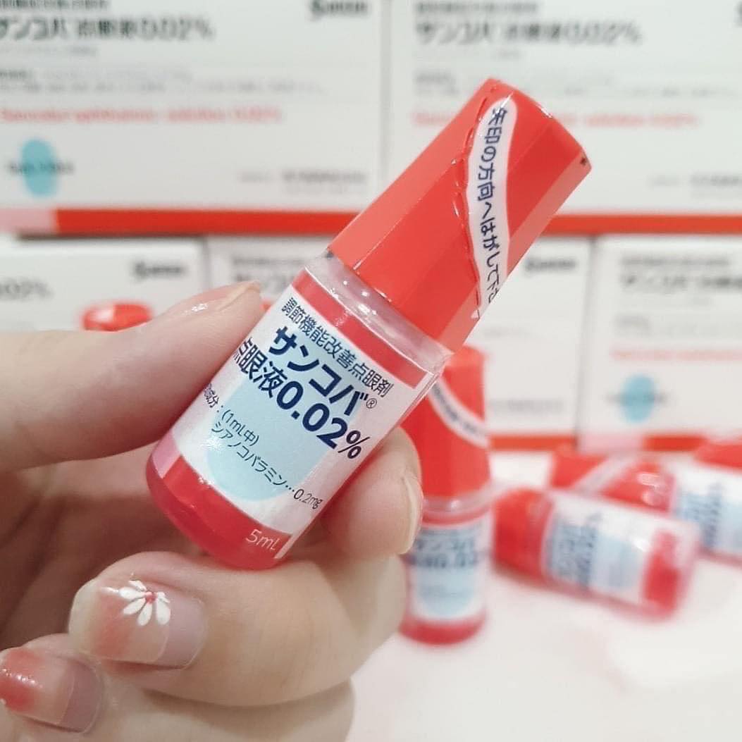 Nhỏ mắt giảm cận thị Sancoba Nhật Bản 5ml