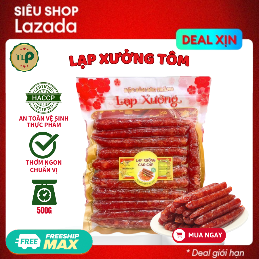 LẠP XƯỞNG TÔM ĐẶC BIỆT TLP - BỊCH 500G
