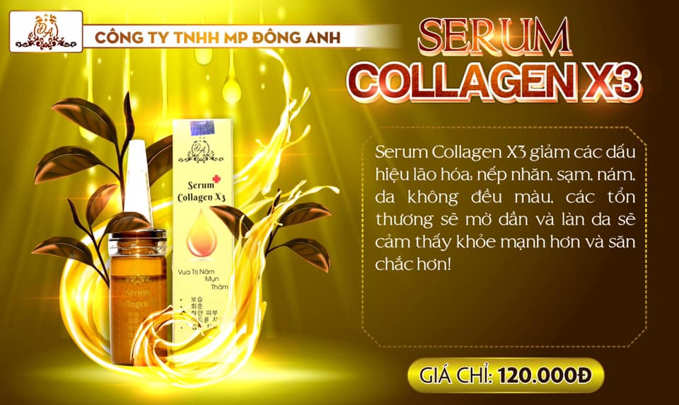 SERUM CĂNG BÓNG COLLAGEN X3