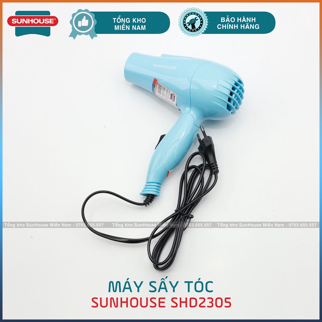 [SHD2305 SUNHOUSE] Máy sấy tóc cầm tay gia đình - FULLBOX