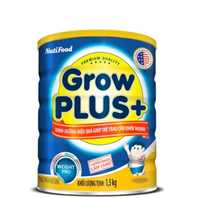 Sữa bột Nutifood GrowPlus Xanh + 1,5kg