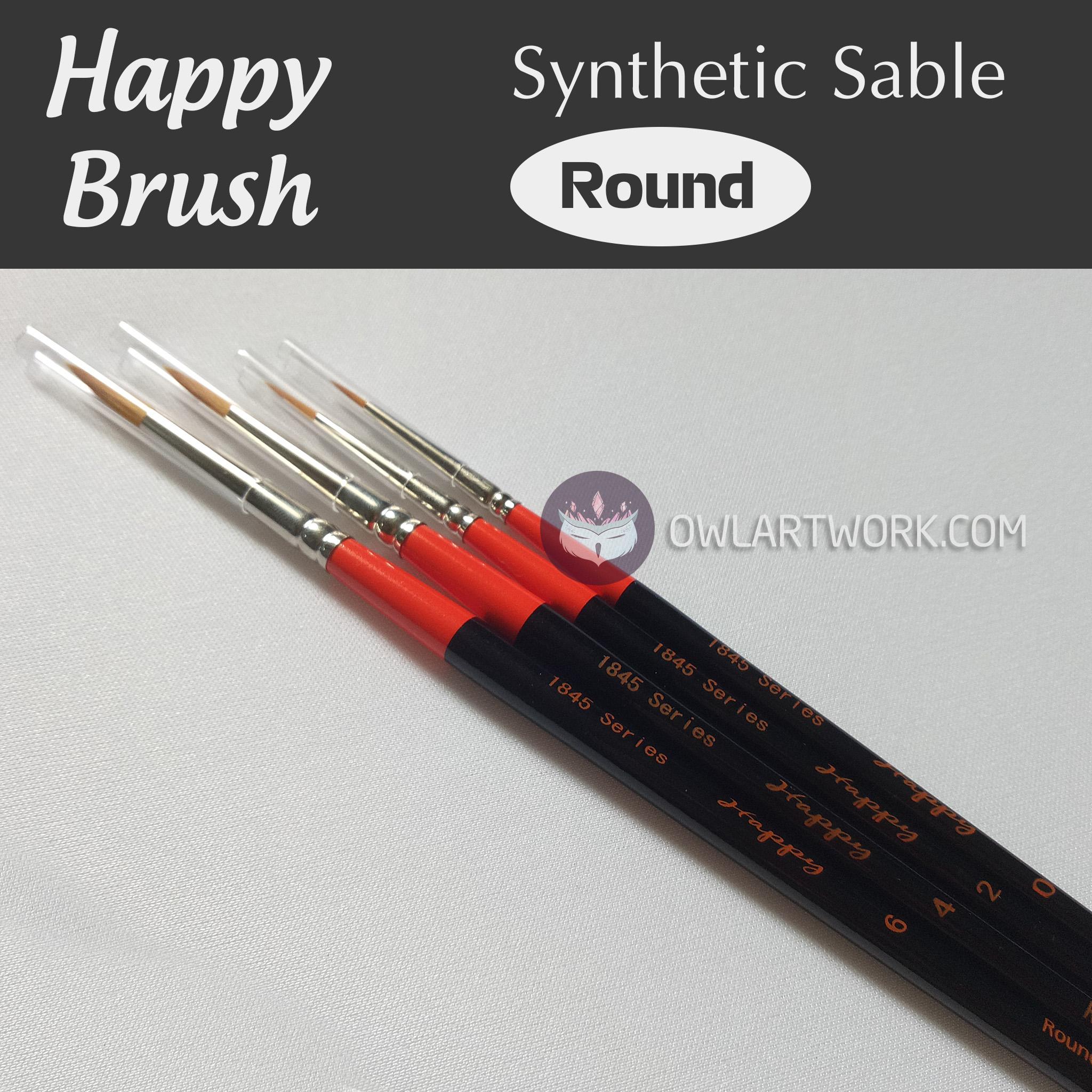 [HCM]Cọ vẽ màu nước Happy - Round đầu tròn