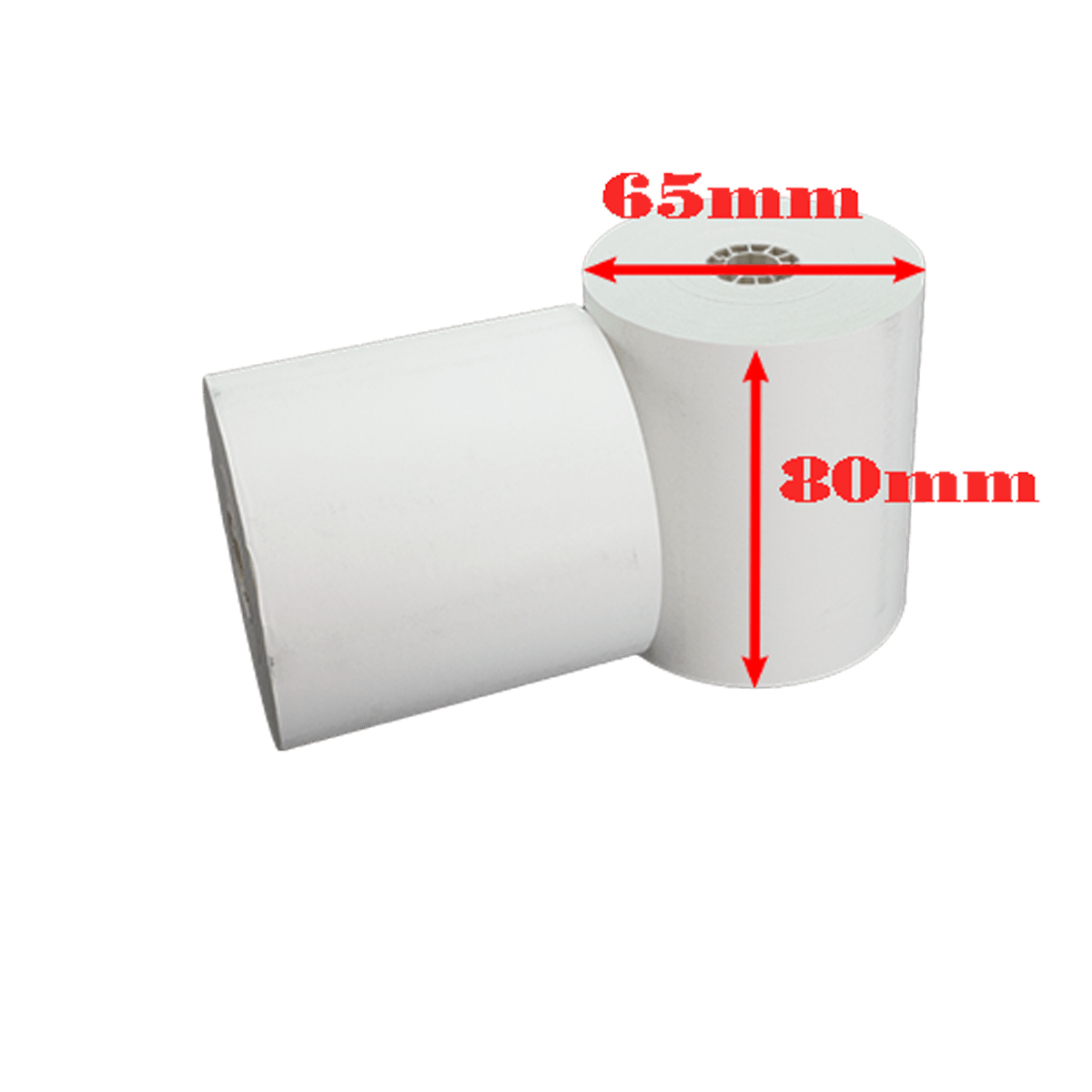 GIẤY IN HÓA ĐƠN K80 PHI 65 ( K80x65 mm), 1 CUỘN