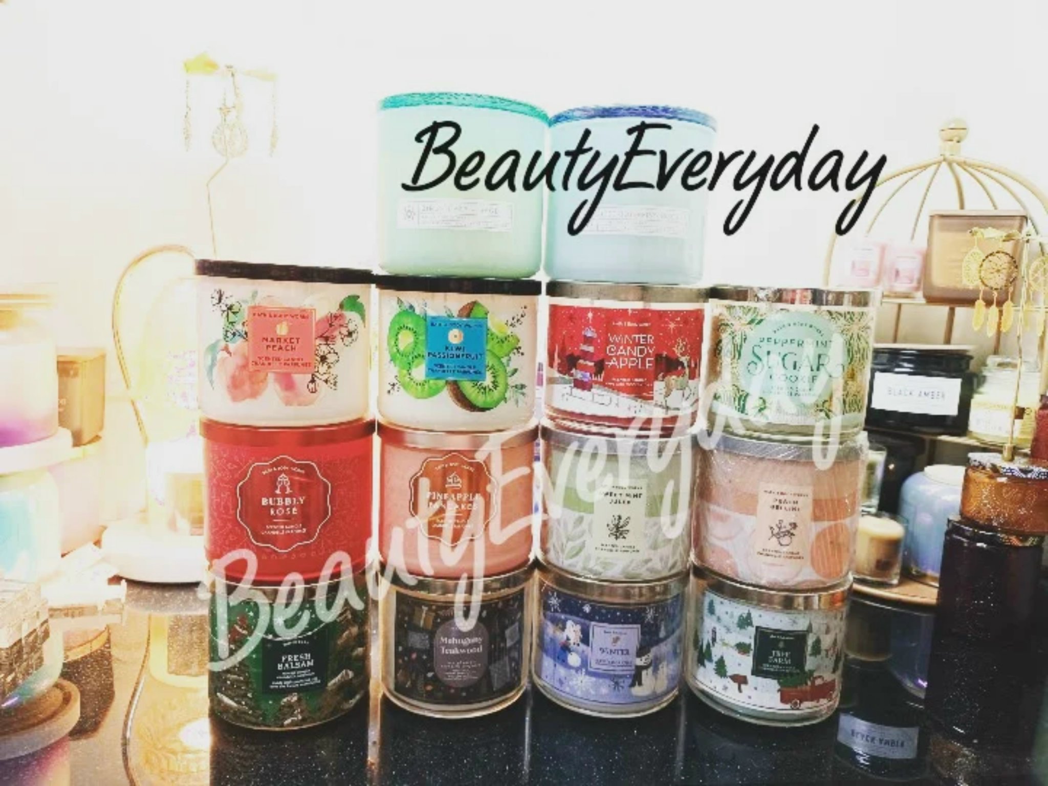Nến Thơm 3 bấc Fresh Balsam Bath & Body Works 411g