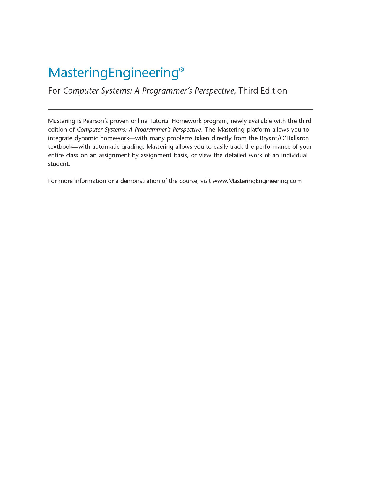 Sách Tiếng Anh Computer Systems A Programmer’s Perspective Third Edition ( 2016)