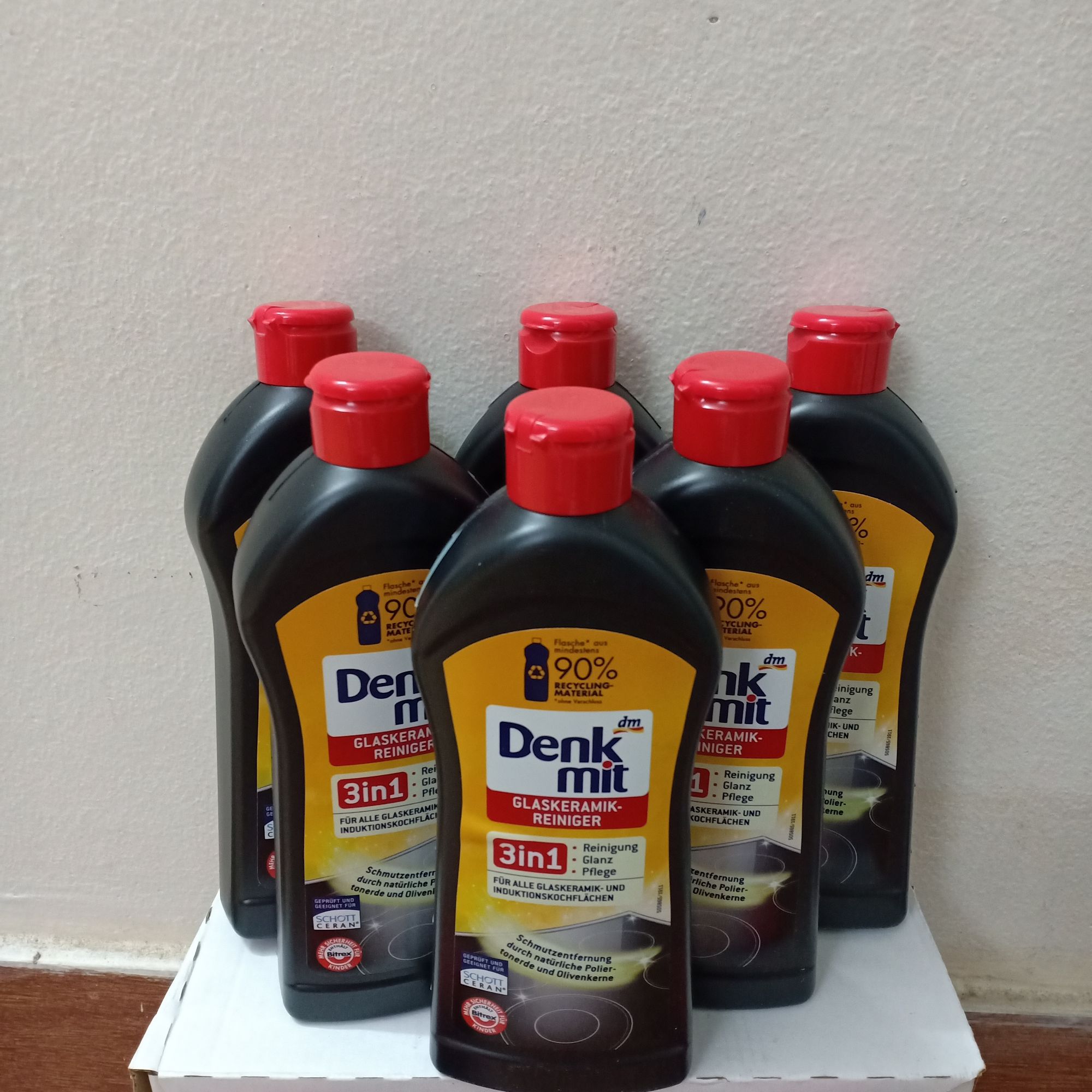 Nước lau bếp điện từ Denkmit Đức chai 300 ml
