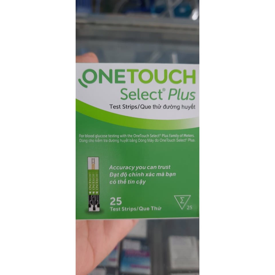 Que thử đường huyết One Touch Select Plus Simple. Hộp 25 que