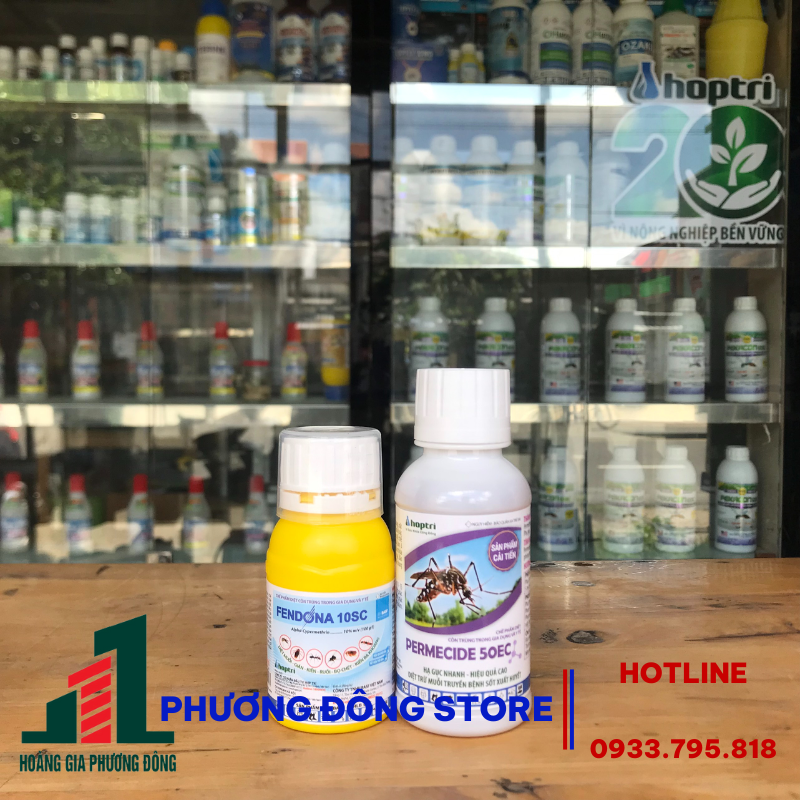 Combo thuốc diệt muỗi Fendona 50ml + Permecide 100ml( bọ đậu đen)