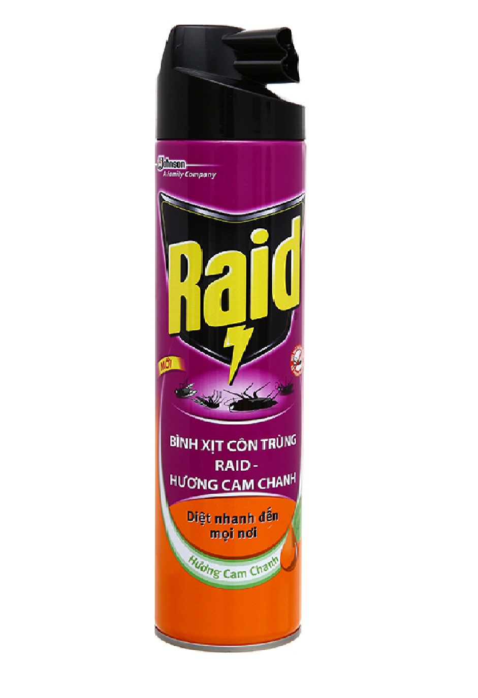 [HCM] Bình xịt côn trùng RAID 600ml MXCTR01,  xịt muỗi, xịt dán