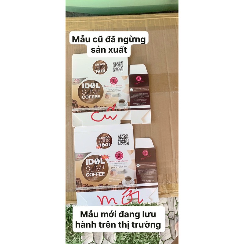 Combo 2 hộp Giảm cân Idol slim coffee X2 Thái Lan (mẫu mới)