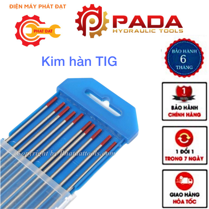 Kim hàn tig kydosu japan 1.6mm-2.0mm-2.4mm-điện cực tungsten cho máy hàn tig-hộp 10 chiếc