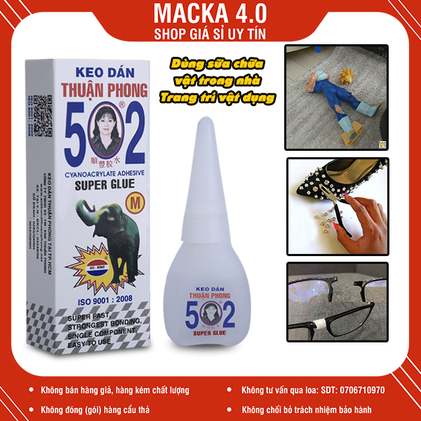 Keo Dán Sắt Siêu Dính 502 V