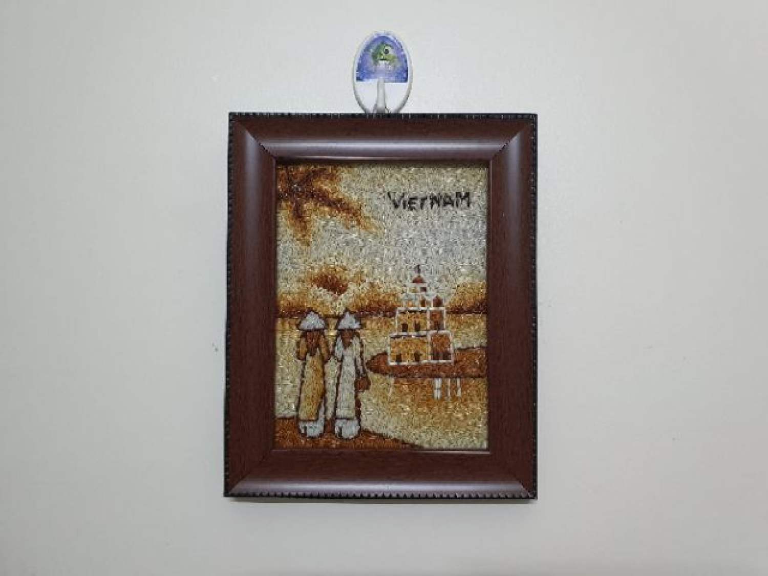 Tranh gạo lưu niệm (20cm×25cm)